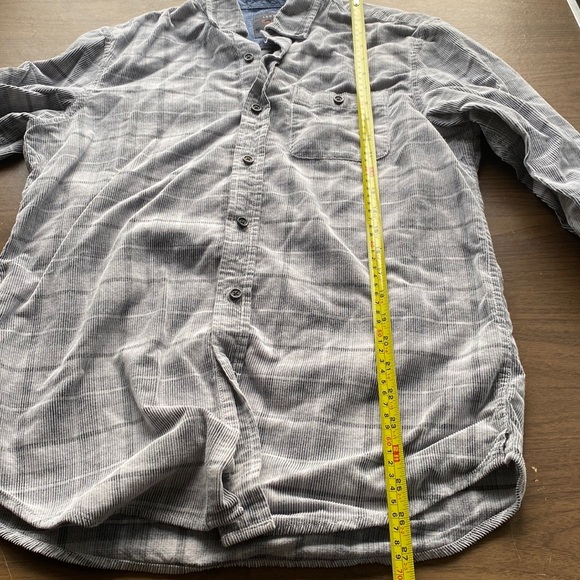 Legacy Copper & Oak small corduroy 100% cotton casual button down plaid - Picture 12 of 12